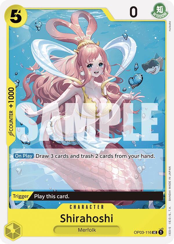 Shirahoshi (Reprint) OP03-116 (Premium Booster -The Best-) 