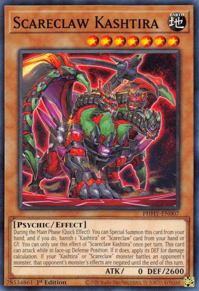 Scareclaw Kashtira PHHY-EN007 (Photon Hypernova)  - 1st Edition