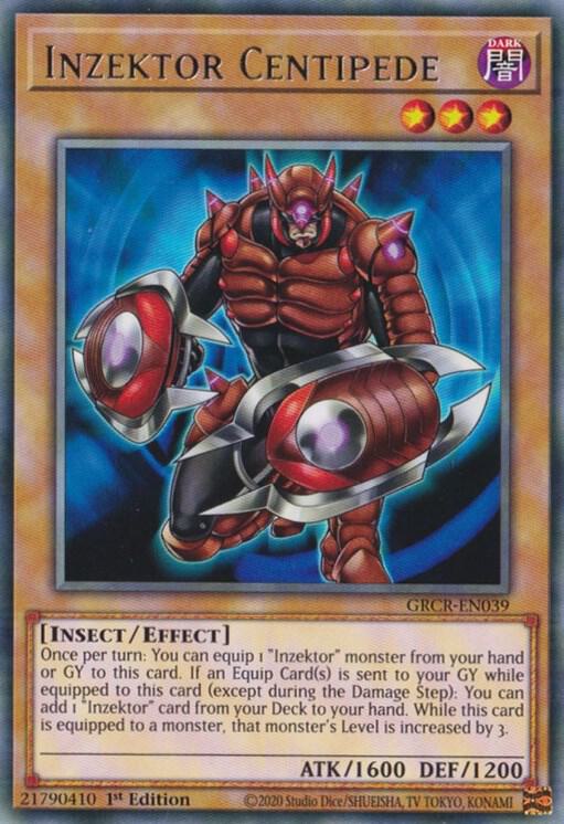 Inzektor Centipede GRCR-EN039 (The Grand Creators)  - 1st Edition