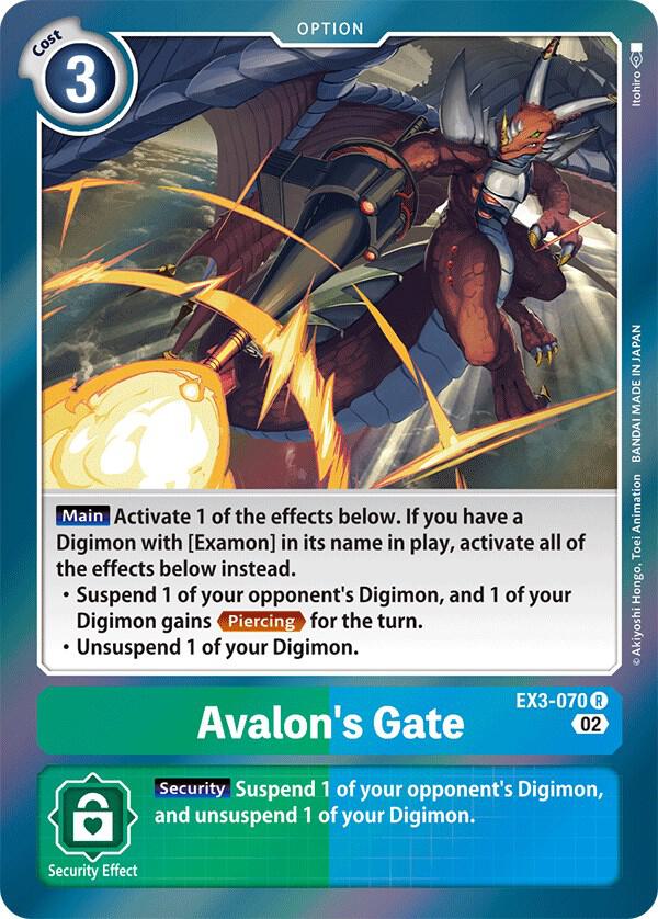 Avalons Gate EX3-070 R (Draconic Roar)  - Foil