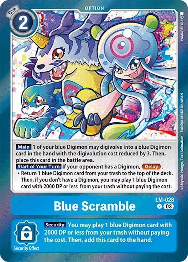 Blue Scramble LM-028 P (Special Limited Set)  - Foil