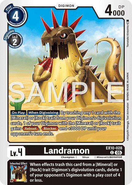 Landramon EX10-028 C (Sinister Order) 