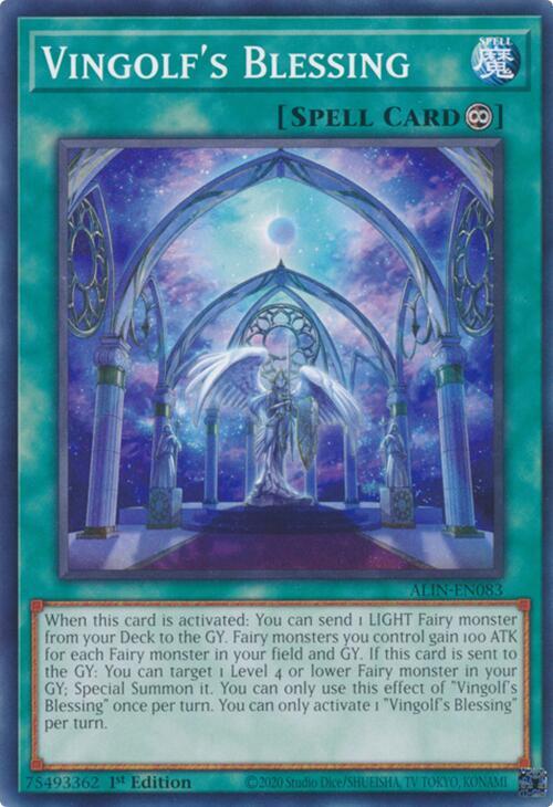 Vingolf's Blessing ALIN-EN083 (Alliance Insight)  - 1st Edition