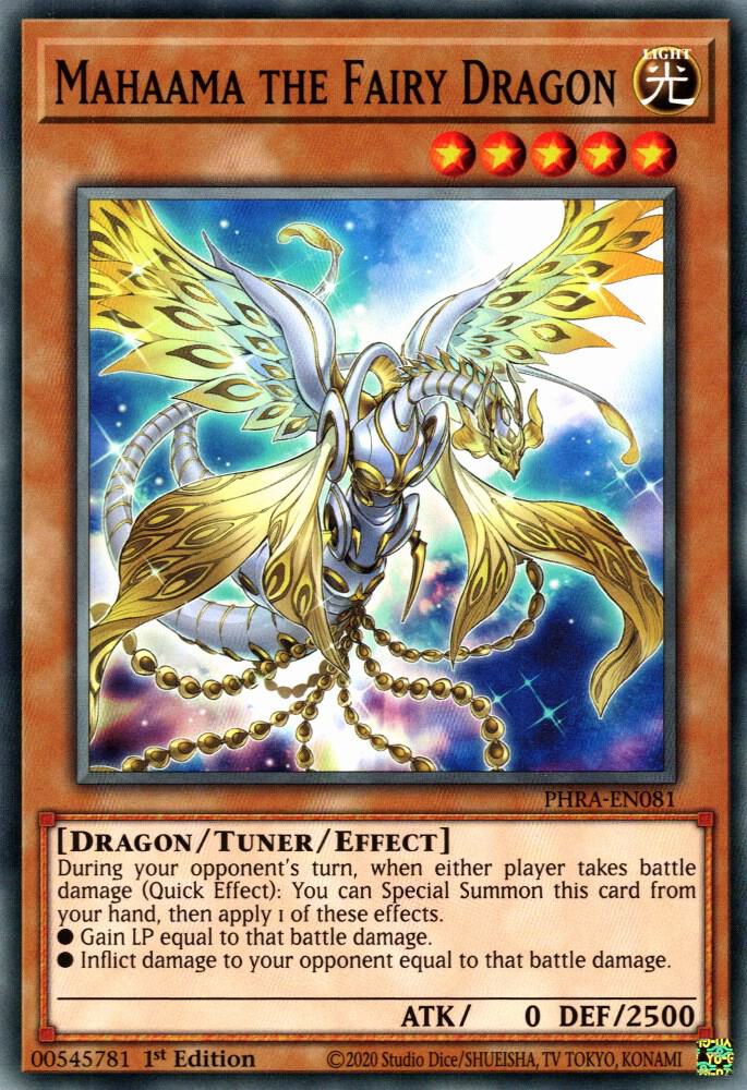 Mahaama the Fairy Dragon PHRA-EN081 (Phantom Rage)  - 1st Edition