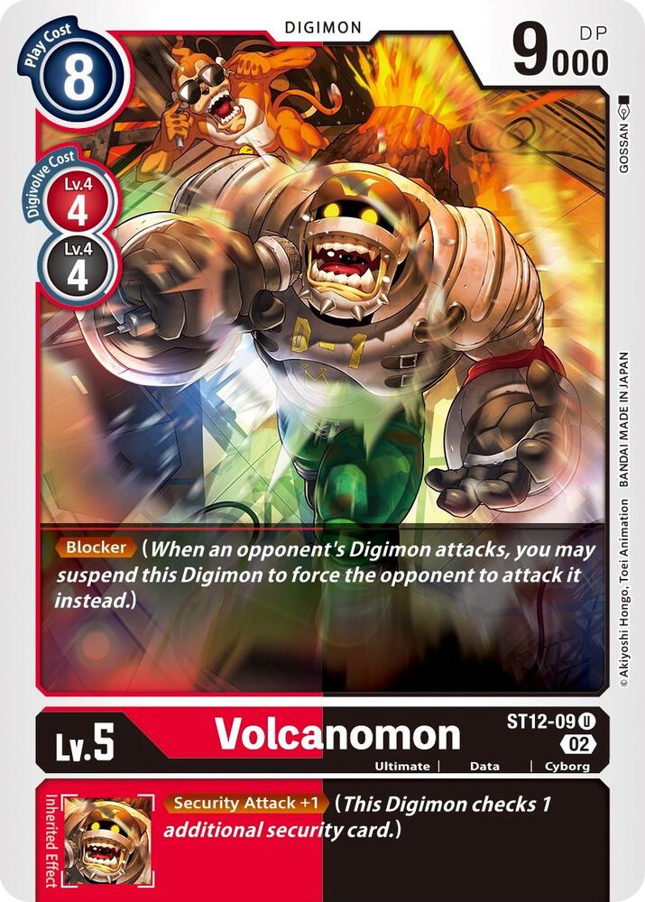 Volcanomon ST12-09 U (Starter Deck 12: Jesmon) 