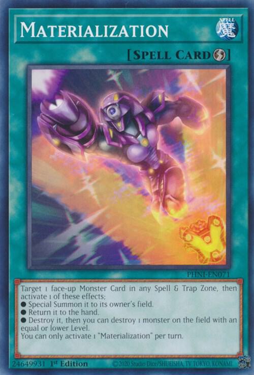 Materialization PHNI-EN071 (Phantom Nightmare)  - 1st Edition