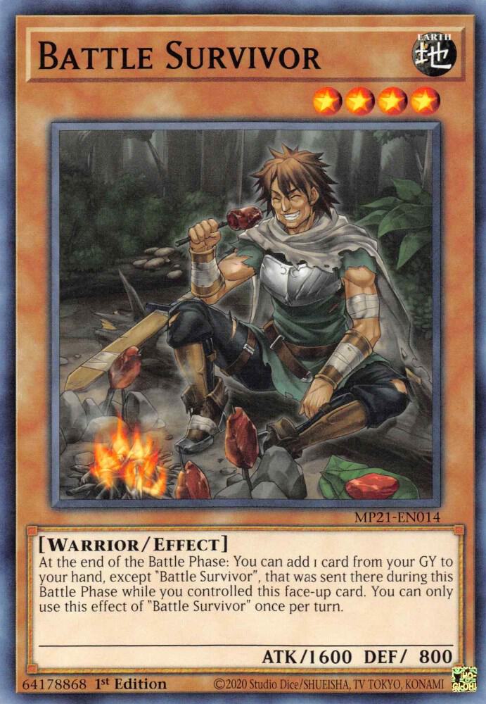 Battle Survivor MP21-EN014 (2021 Tin of Ancient Battles)  - 1st Edition