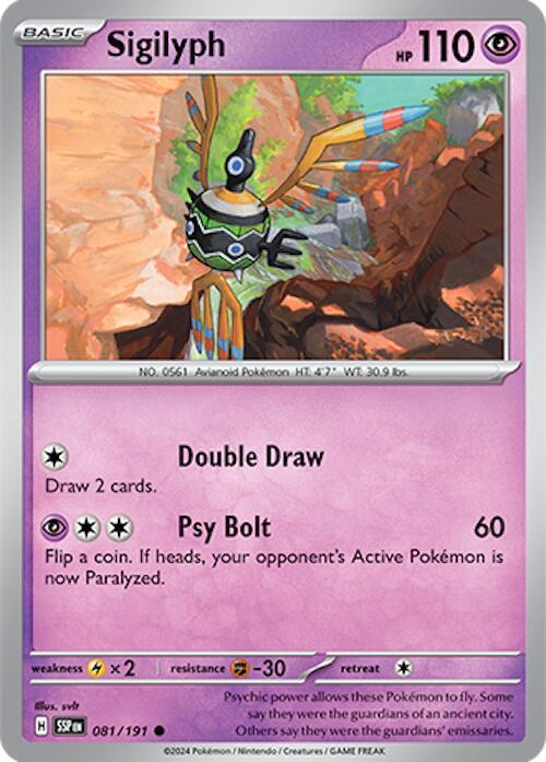 Sigilyph 081/191 (SV08: Surging Sparks) 