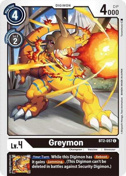Greymon BT2 057 BT2-057 C (Release Special Booster 1.0) 