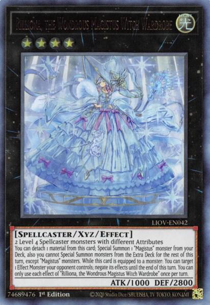 Rilliona, the Wondrous Magistus Witch Wardrobe LIOV-EN042 (Lightning Overdrive)  - 1st Edition