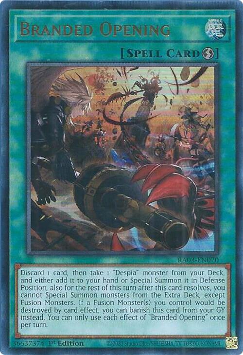 Branded Opening UR RA03-EN070 (Quarter Century Bonanza)  - 1st Edition