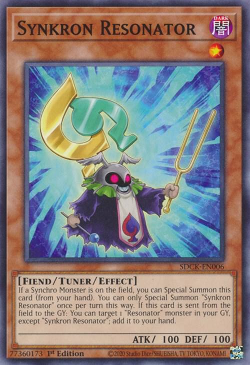 Synkron Resonator SDCK-EN006 (Structure Deck: The Crimson King)  - 1st Edition