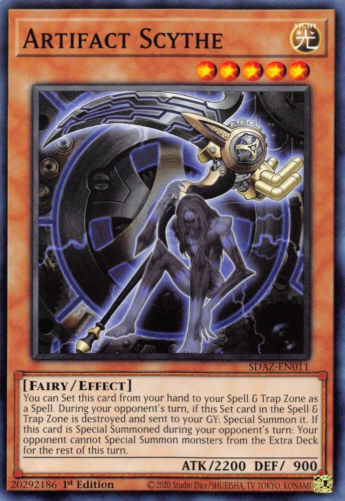 Artifact Scythe SDAZ-EN011 (Structure Deck: Albaz Strike)  - 1st Edition