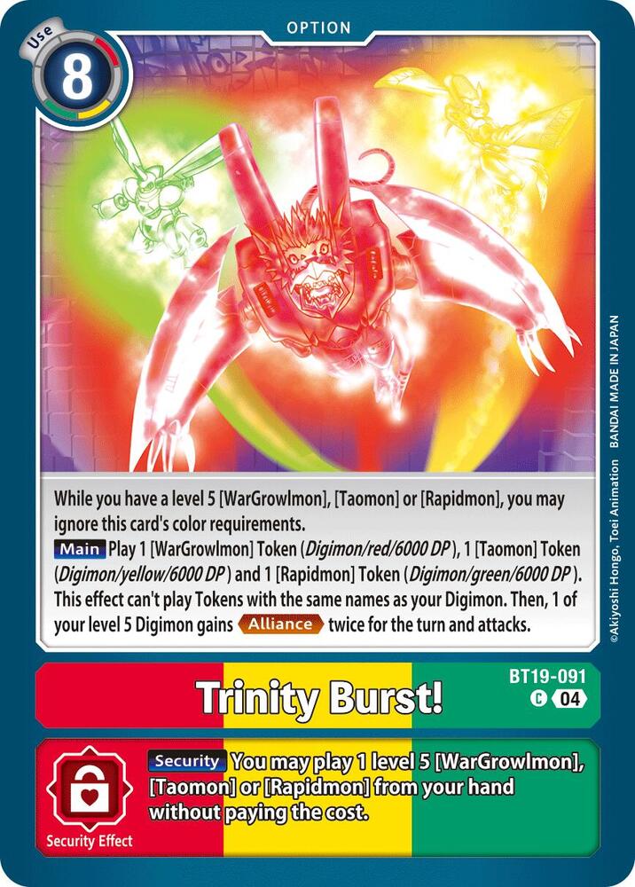 Trinity Burst BT19-091 C (Release Special Booster 2.5) 