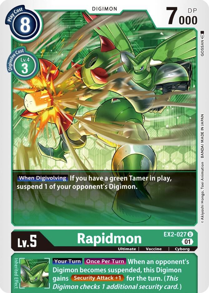 Rapidmon EX2-027 U (Digital Hazard) 
