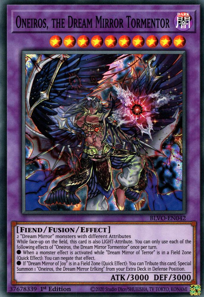 Oneiros, the Dream Mirror Tormentor BLVO-EN042 (Blazing Vortex)  - 1st Edition