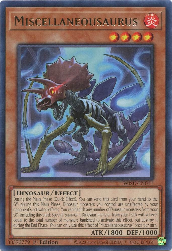 Miscellaneousaurus WISU-EN011 (Wild Survivors)  - 1st Edition
