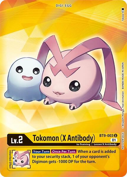 Tokomon X Antibody Box Topper BT9-003 U (X Record)  - Foil