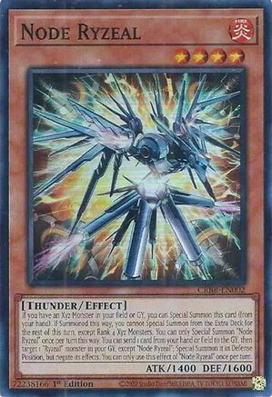 Node Ryzeal (SR) (CRBR-EN002) - Super Rare - Crossover Breakers