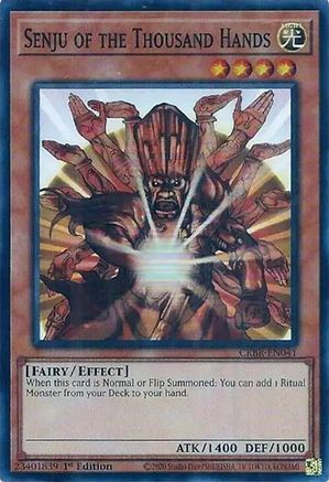 Senju of the Thousand Hands (SR) (CRBR-EN041) - Super Rare - Crossover Breakers