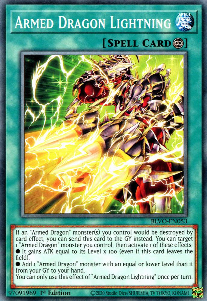 Armed Dragon Lightning BLVO-EN053 (Blazing Vortex)  - 1st Edition