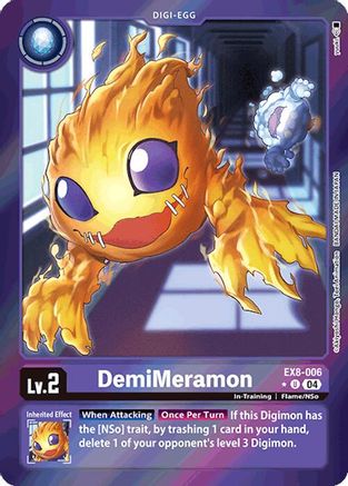 DemiMeramon (Limited Foil) (EX8-006) Foil Uncommon - Chain of Liberation