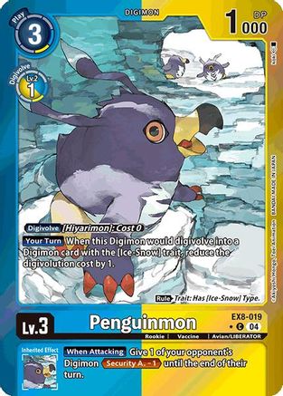 Penguinmon (Limited Foil) (EX8-019) Foil Common - Chain of Liberation