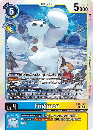 Frigimon (EX8-022) Foil Rare - Chain of Liberation