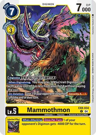 Mammothmon (EX8-034)  Common - Chain of Liberation