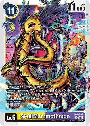SkullMammothmon (EX8-036)  Uncommon - Chain of Liberation