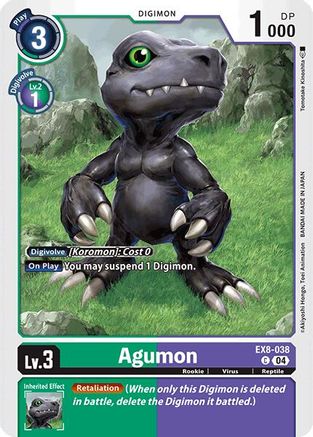 Agumon - EX8-038 (EX8-038)  Common - Chain of Liberation