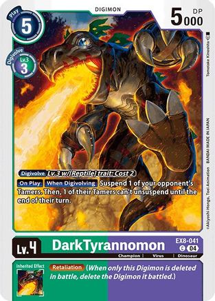 DarkTyrannomon (EX8-041)  Common - Chain of Liberation