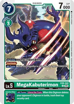 MegaKabuterimon (EX8-042)  Uncommon - Chain of Liberation