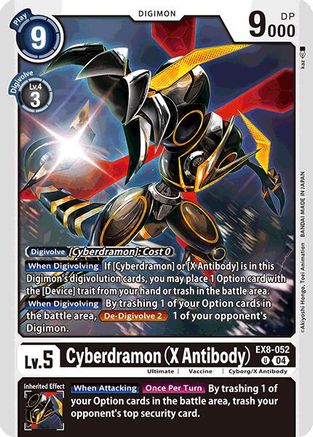 Cyberdramon (X Antibody) (EX8-052)  Uncommon - Chain of Liberation
