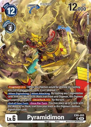 Pyramidimon (EX8-055) Foil Super Rare - Chain of Liberation