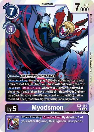 Myotismon (EX8-060) Foil Rare - Chain of Liberation