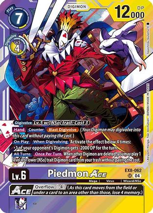 Piedmon ACE (EX8-062) Foil Super Rare - Chain of Liberation