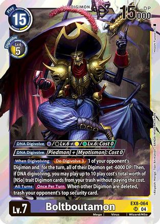 Boltboutamon (EX8-064) Foil Super Rare - Chain of Liberation
