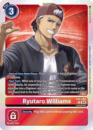 Ryutaro Williams (EX8-065) Foil Rare - Chain of Liberation