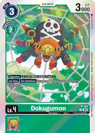 Dokugumon [P-163] (-Chain of Liberation- Upgrade Pack [Digimon LIBERATOR]