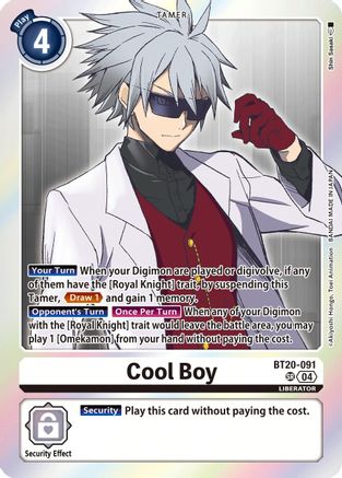 Cool Boy (BT20-091) Foil Super Rare - Release Special Booster 2.5