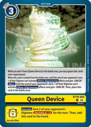 Queen Device (BT19-093)  Common - Release Special Booster 2.5