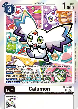 Calumon (BT19-077) Foil Rare - Release Special Booster 2.5