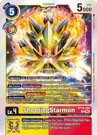 ShootingStarmon (BT19-035) Foil Rare - Release Special Booster 2.5