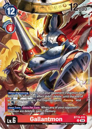 Gallantmon (BT19-015) Foil Rare - Release Special Booster 2.5