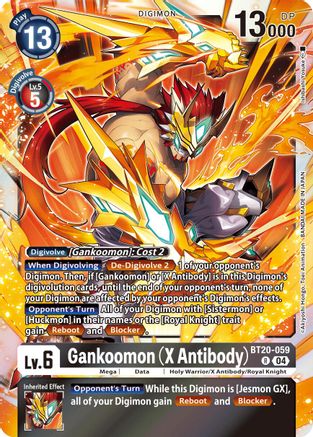 Gankoomon (X Antibody) (BT20-059) Foil Rare - Release Special Booster 2.5