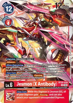 Jesmon (X Antibody) (BT20-019) Foil Rare - Release Special Booster 2.5