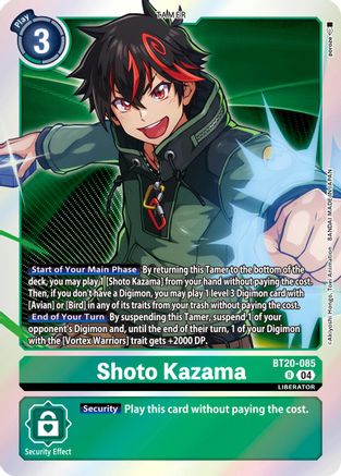 Shoto Kazama (BT20-085) Foil Rare - Release Special Booster 2.5