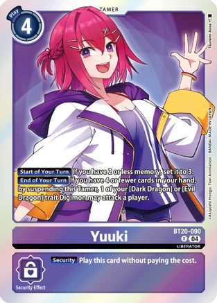 Yuuki (BT20-090) Foil Rare - Release Special Booster 2.5