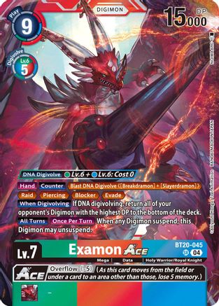 Examon ACE (BT20-045) Foil Super Rare - Release Special Booster 2.5
